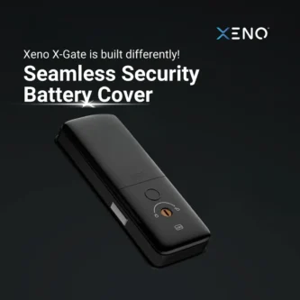 Xeno gate lock Seamless security battery cover