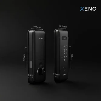 Xeno X rim Digital Door Lock measurement