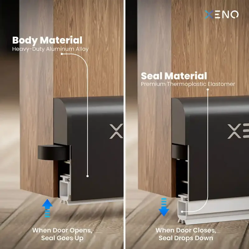 Xeno Door Drop Seal – Adjustable & Custom Fit