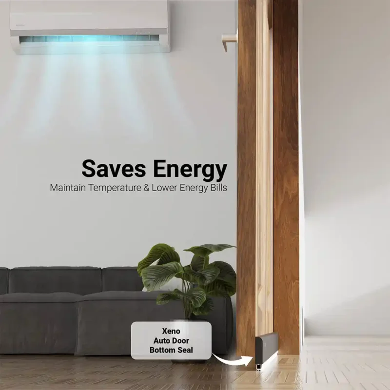 Xeno under-door seal helping to reduce energy loss and improve insulation