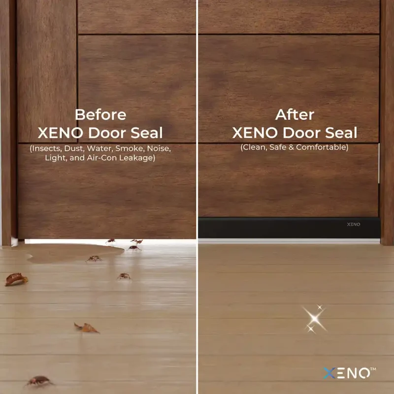Xeno automatic door drop seal for a perfect fit.