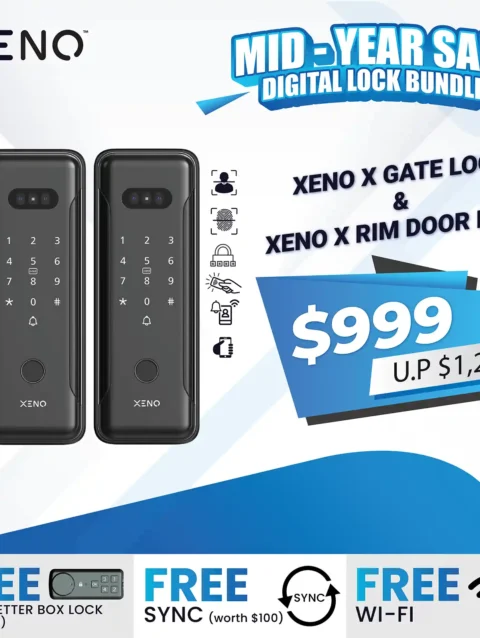 Mid year Digital lock bundle - Gate lock and Door Digital lock