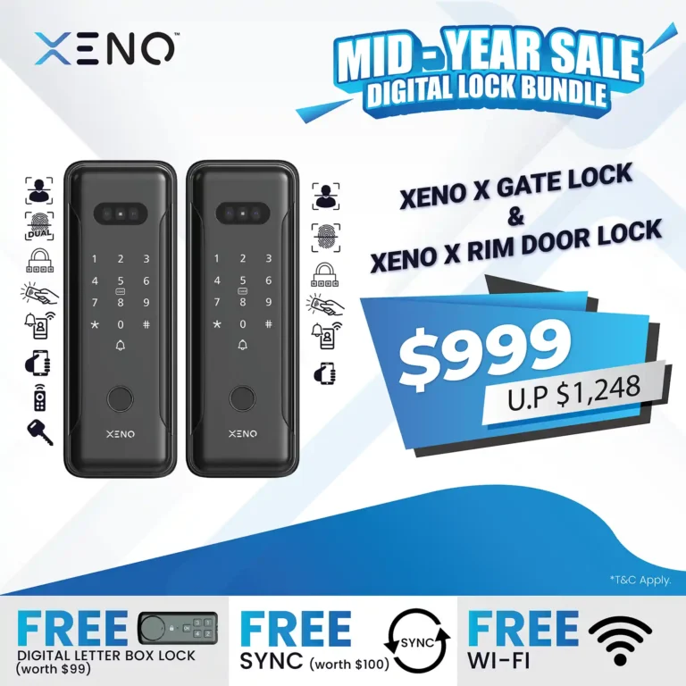 Mid year Digital lock bundle - Gate lock and Door Digital lock