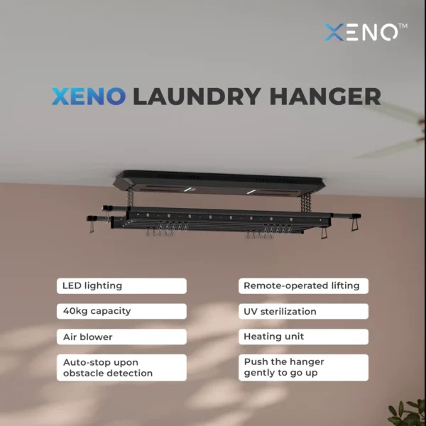 Automatic Laundry Rack Platinum