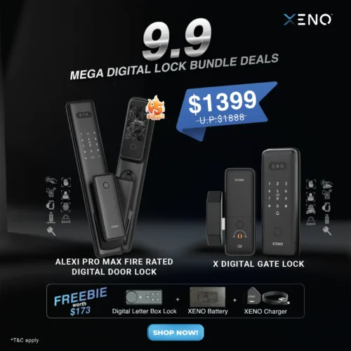 9.9 digital lock bundle door digital and Gate digital lock
