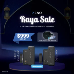 Upgrade home security this Hari Raya with X Rim and X Gate lock combo