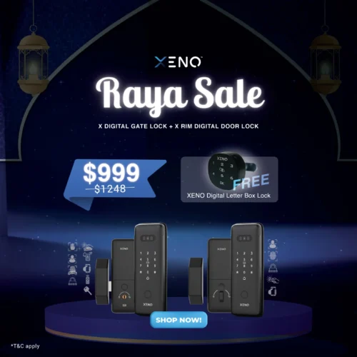 Upgrade home security this Hari Raya with X Rim and X Gate lock combo