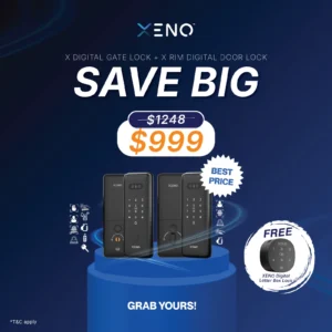 Smart security upgrade with X gate X rim lock