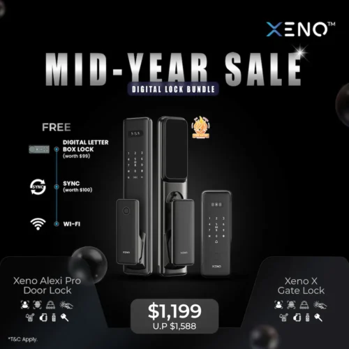 Alexi Pro Digital Door Lock + X Gate Digital Lock Bundle Sale