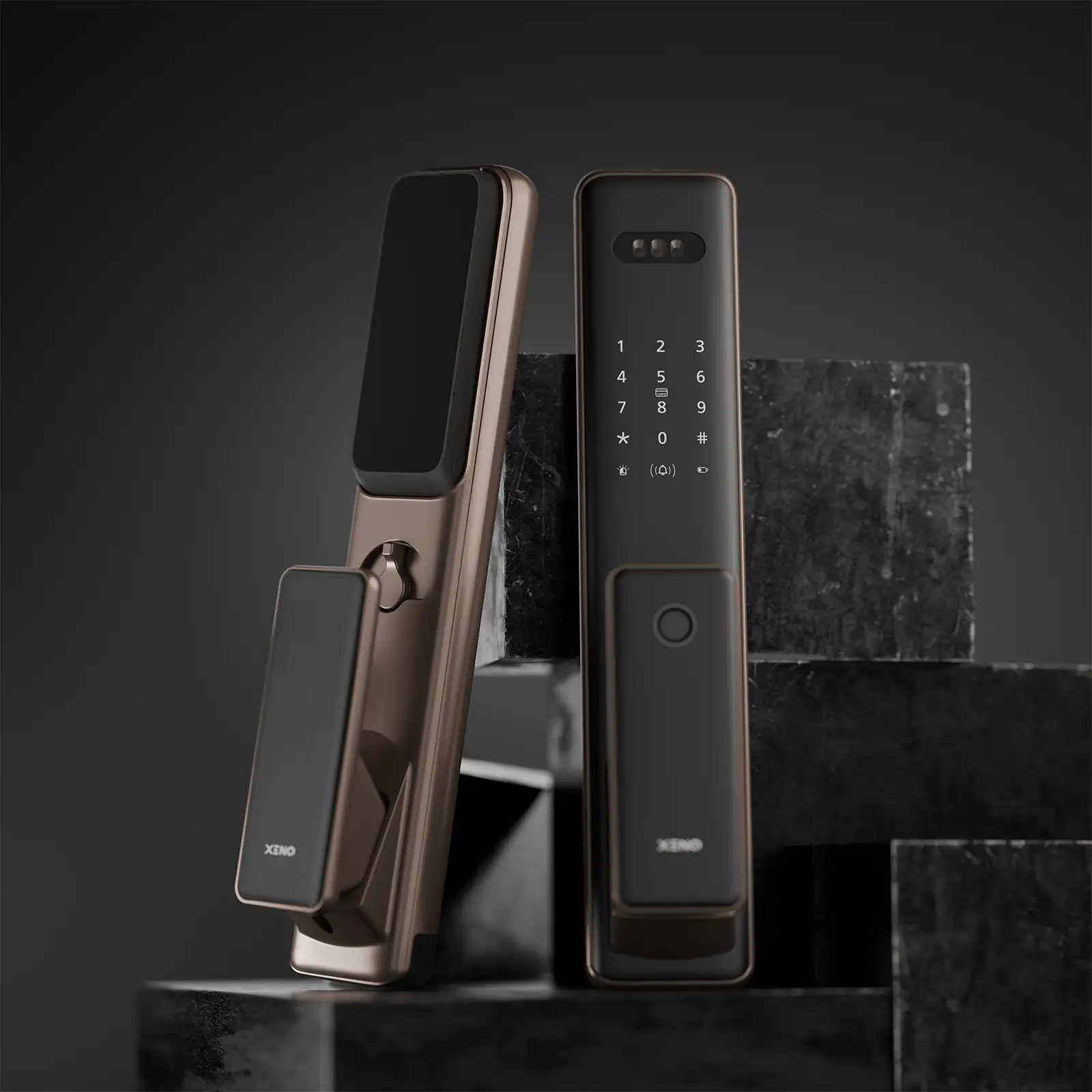 Alexi-Pro-Door-digital-lock-for-modern-homes-amber-gold