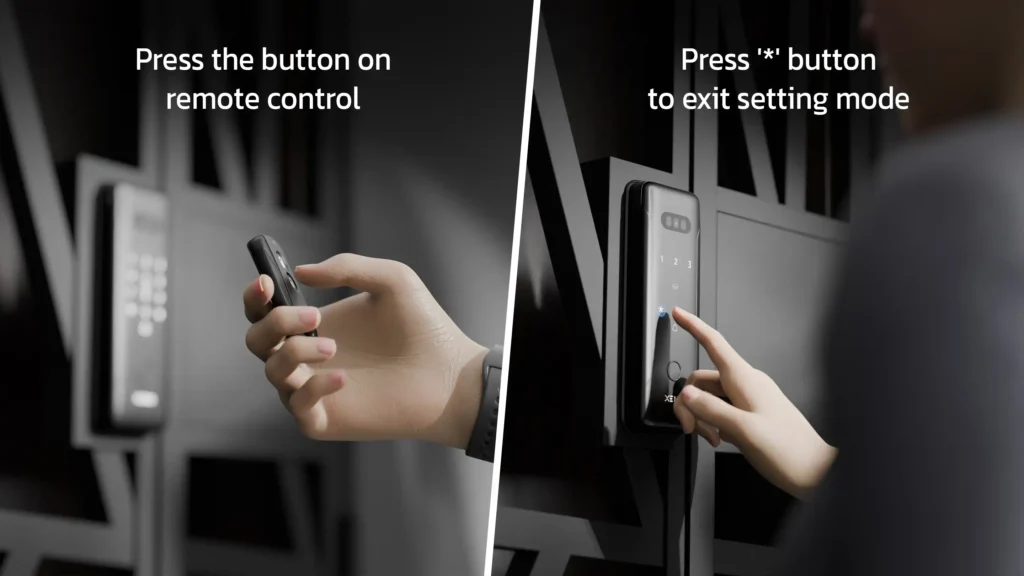 Connecting multiple remote controls to a Xeno smart gate lock.