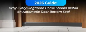 2026 Guide Why Every Singapore Home Should Install an Automatic Door Bottom Seal