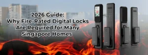 2026 Guide Why Fire Rated Digital Locks Are Required for Many Singapore Homes