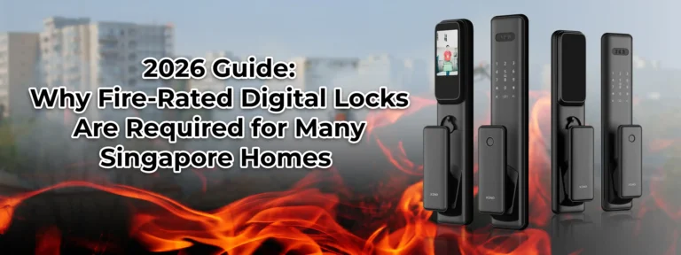 2026 Guide Why Fire Rated Digital Locks Are Required for Many Singapore Homes