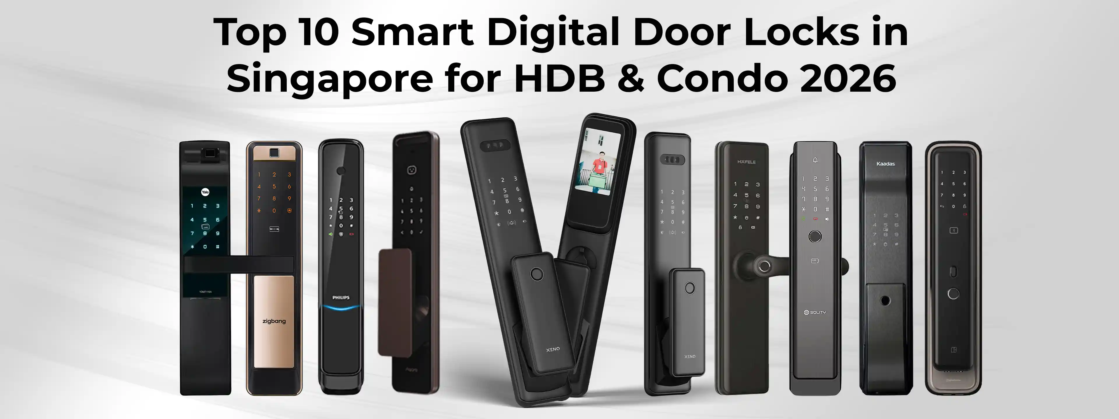 Top 10 Smart Digital Door Locks in Singapore for HDB & Condo 2026
