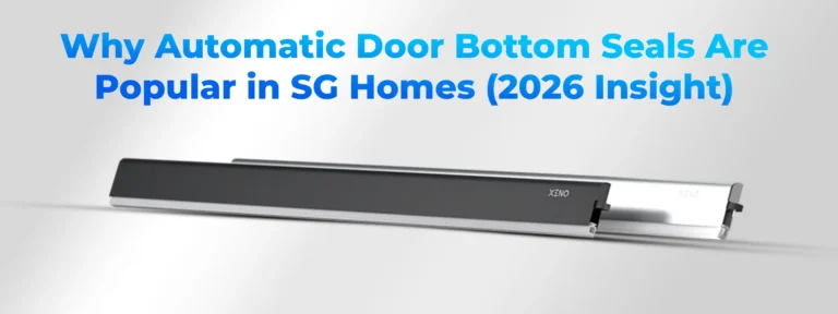 Why Automatic Door Bottom Seals Are Popular in SG Homes (2026 Insight)